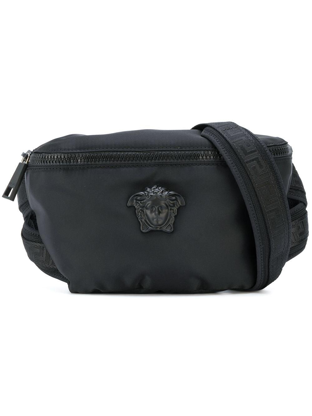 Versace Medusa Palazzo Belt Bag in Black for Men | Lyst