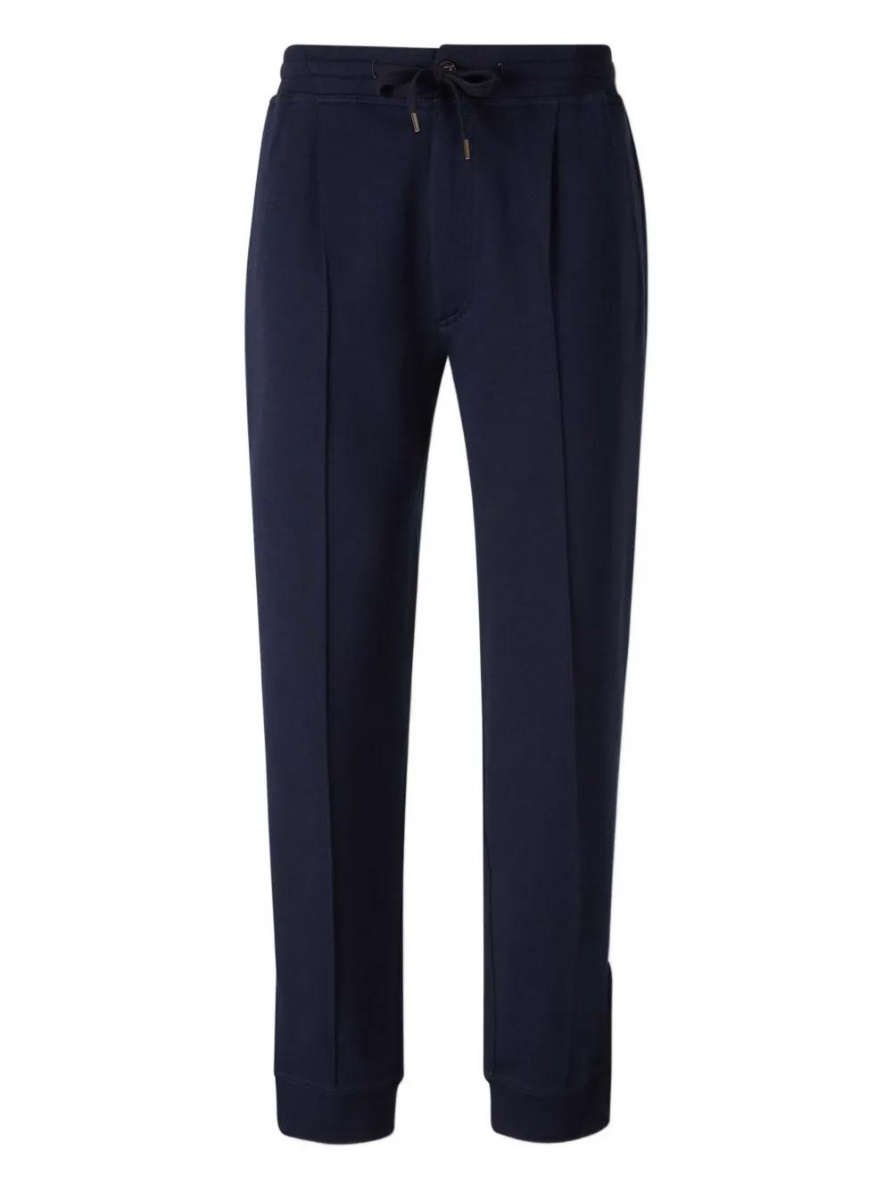 パンツ BRUNELLO CUCINELLI Track trousers in cotton fleece Smooth Brunello Cucinelli Track Trousers In Cotton Fleece Smooth