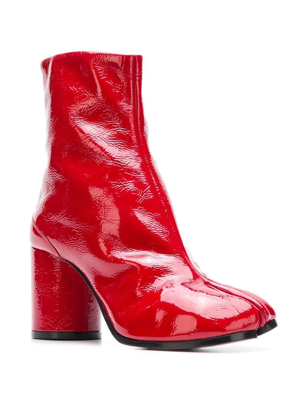 margiela tabi red