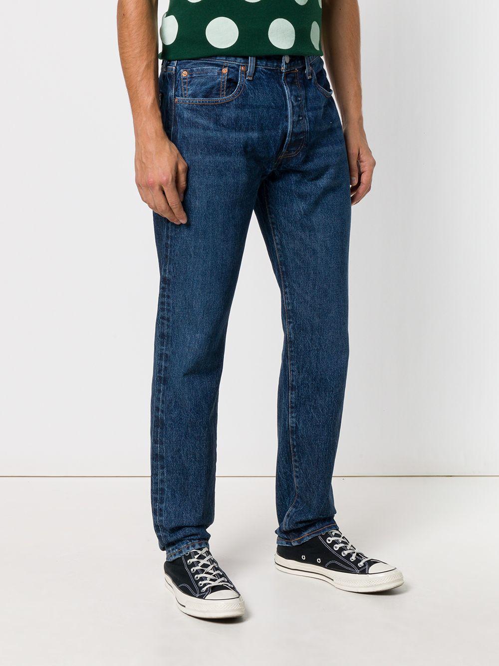Levi's Denim 501 Taper Jeans in Blue for Men - Lyst