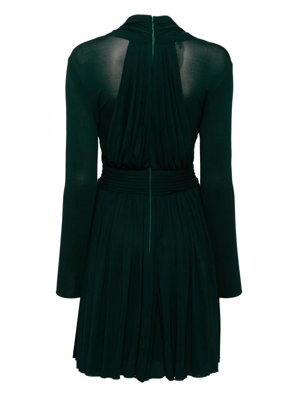 slim fit dress slacks Maxi green swing chiffon dress women 5821 – Xiaolizi main image 0