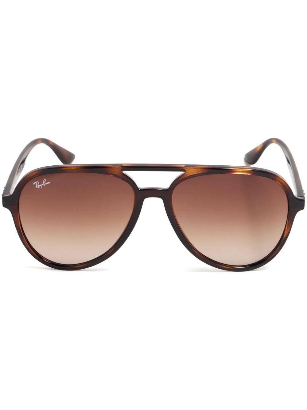 Ray-Ban メンズ ブラウン アビエーター サングラス サングラス