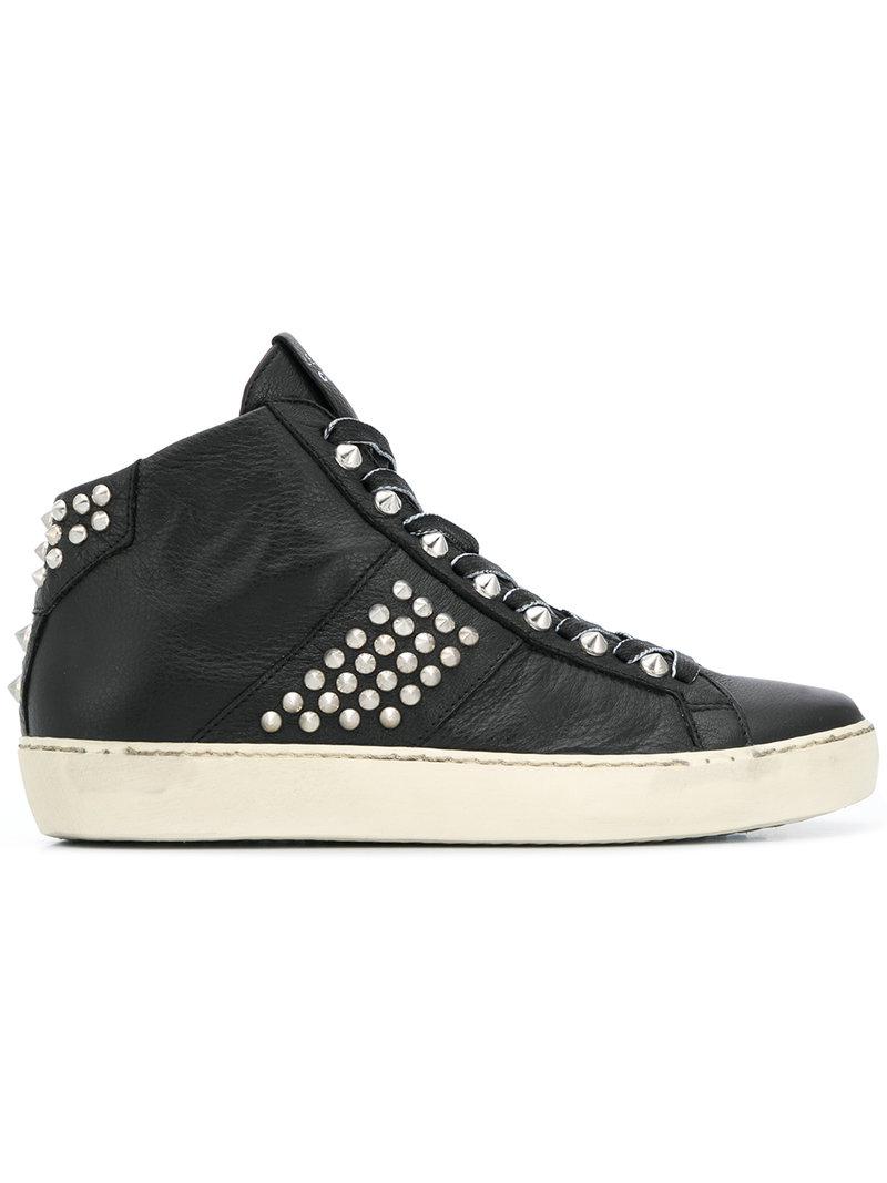 Leather Crown Leather Crown Wiconic Sneakers in Black - Lyst