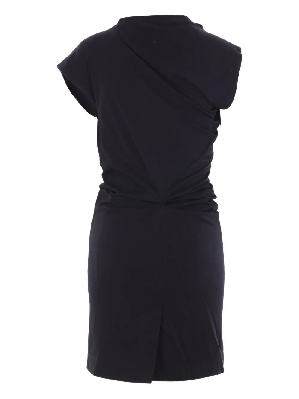 Vivienne Westwood Hebo Asymmetric Dress in Black | Lyst