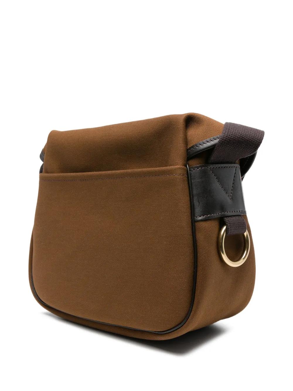 Brady Norfolk Buckled Shoulder Bag in Brown | Lyst