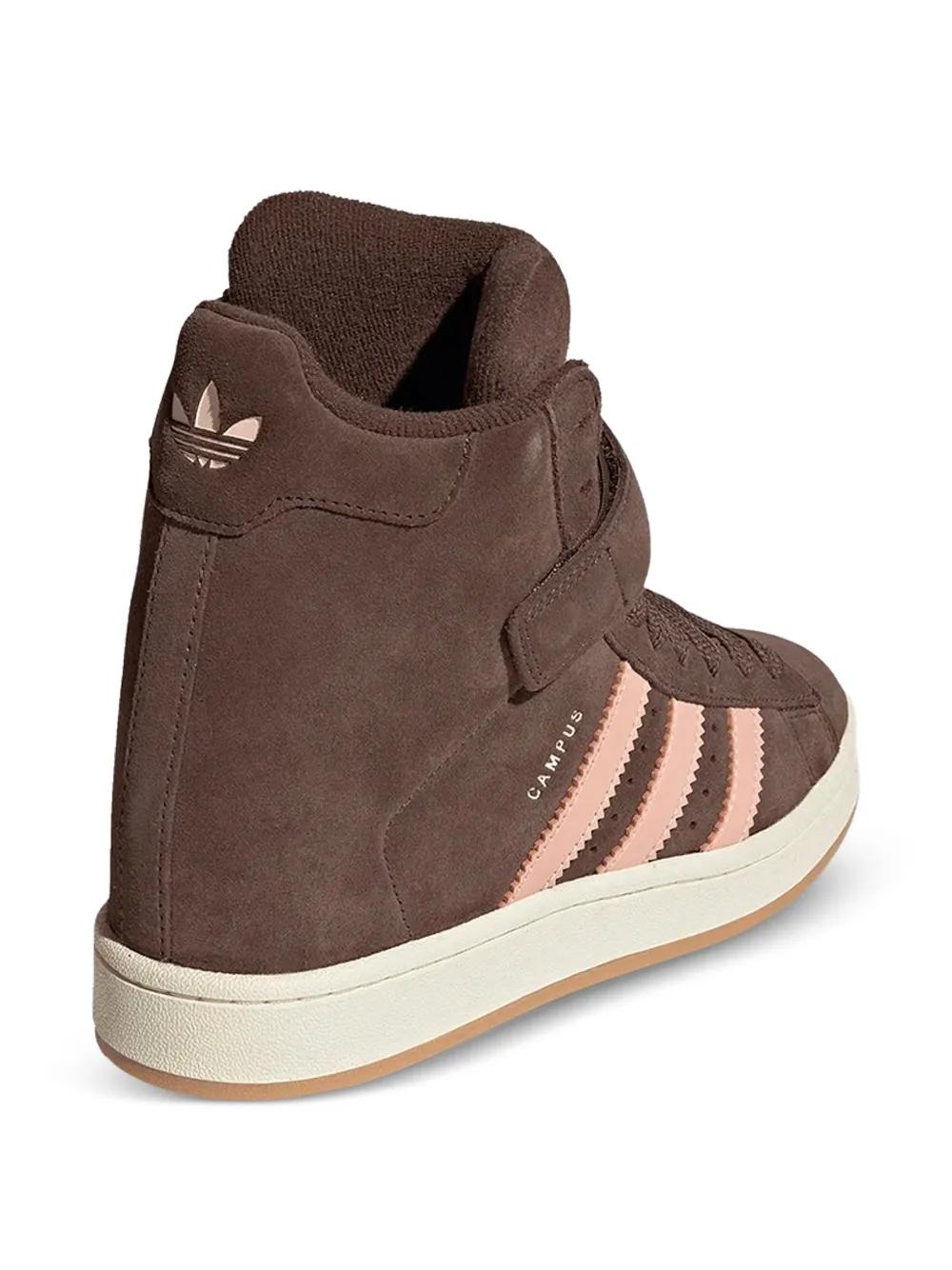 adidas Campus Bold Wedge High-Top Sneakers in Brown | Lyst adidas Campus Bold Wedge High-Top Sneakers in Brown | Lyst