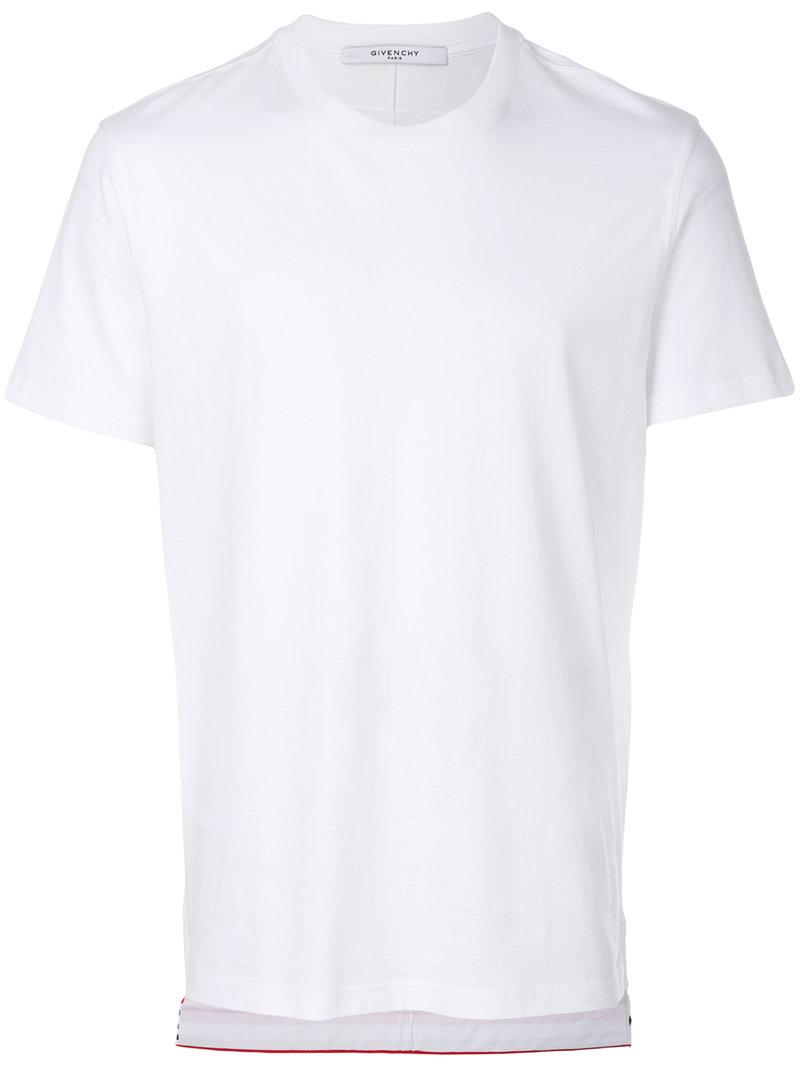givenchy plain white t shirt