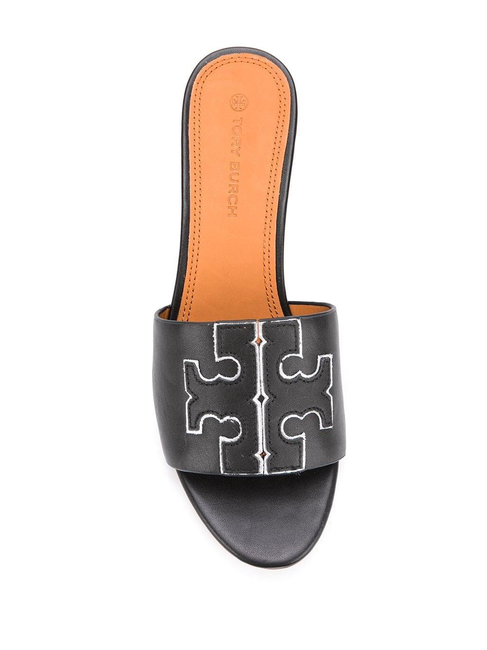 tory burch ines mid heel slide