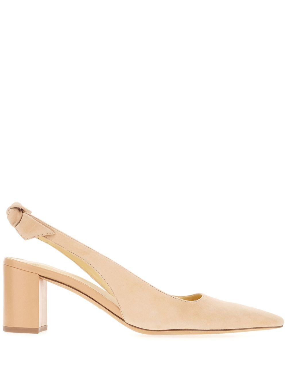 Alexandre Birman レディース ナチュラル スエードパンプス ヒール