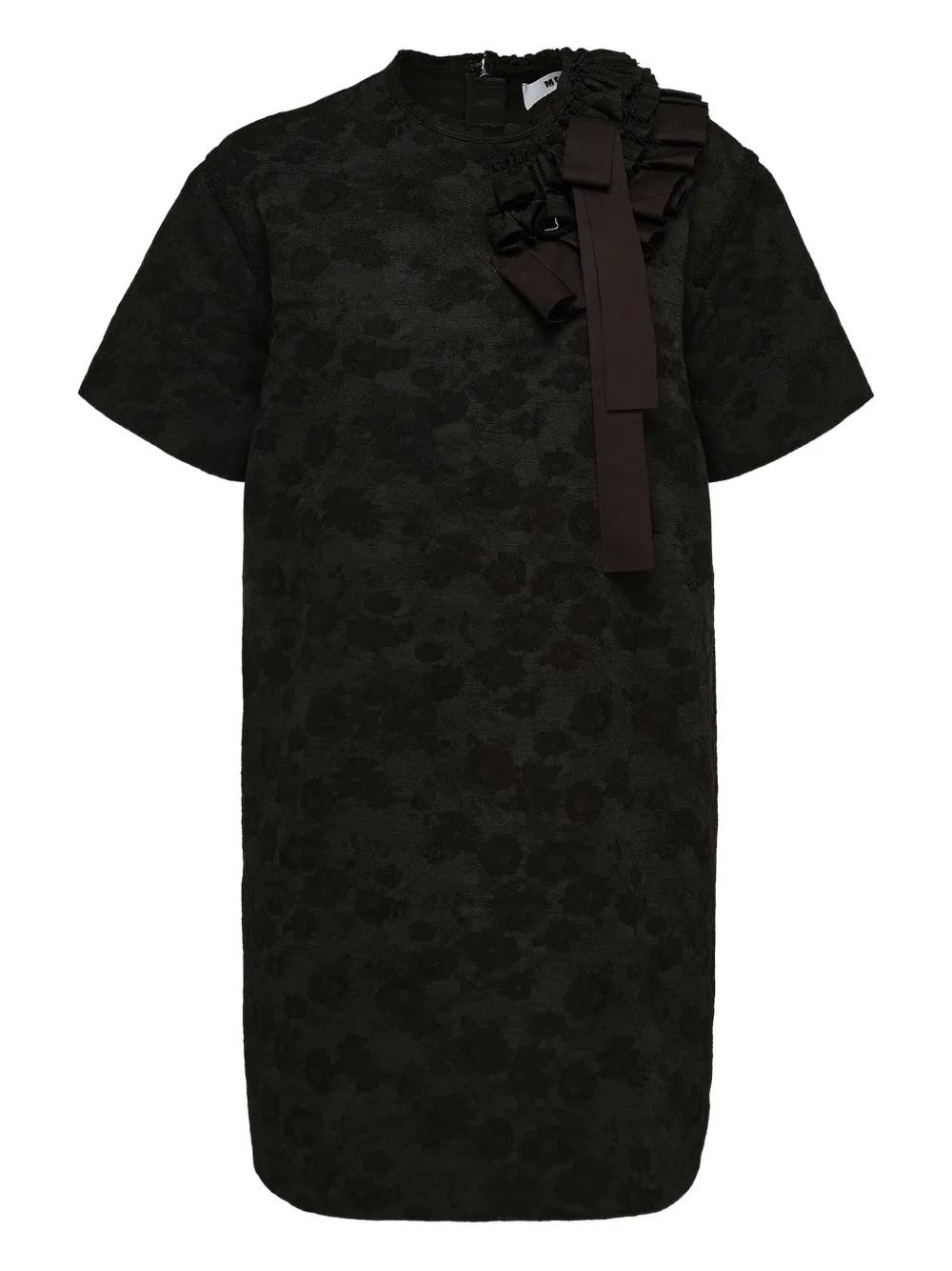 ワンピース MSGM SHORT DRESS WITH LOGO MSGM Short Dress With Logo in White | Lyst Canada
