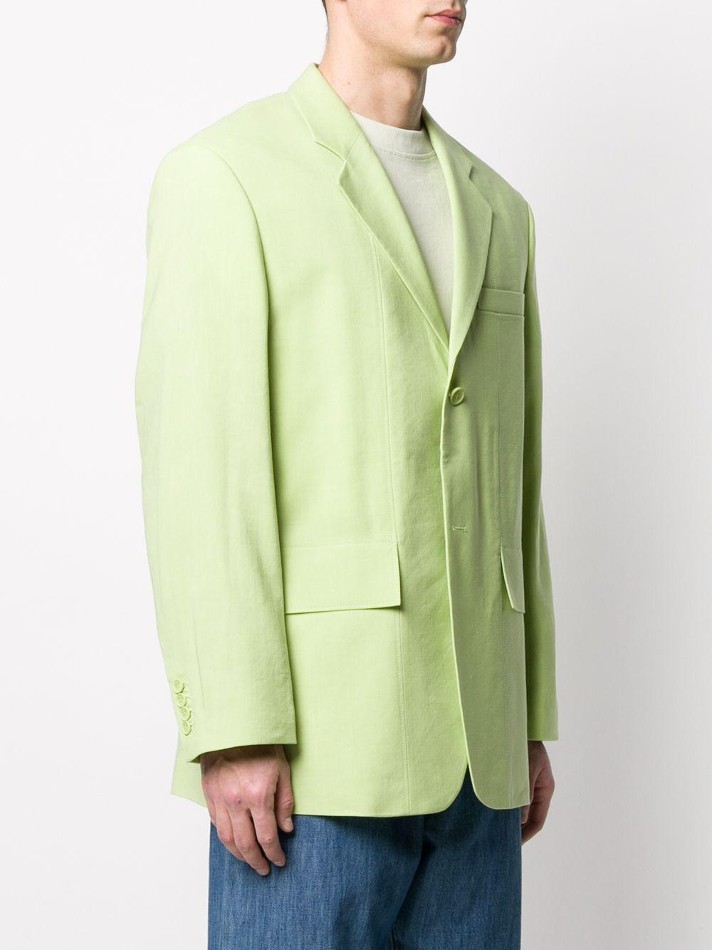 Jacquemus Wool La Veste De Costume Blazer in Green for Men - Save 46% ...