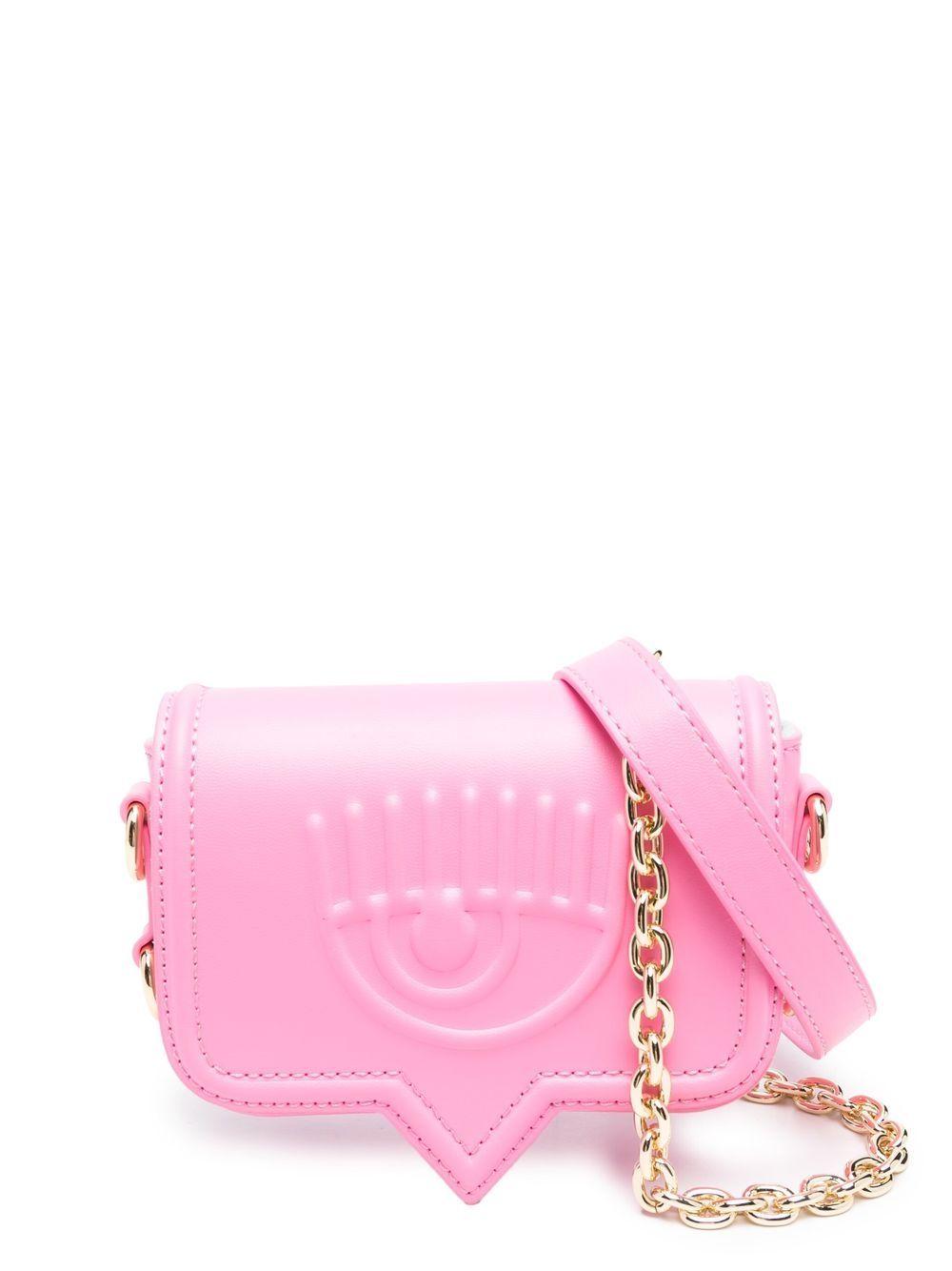 Chiara Ferragni Eyelike-embossed Belt Bag in Pink | Lyst