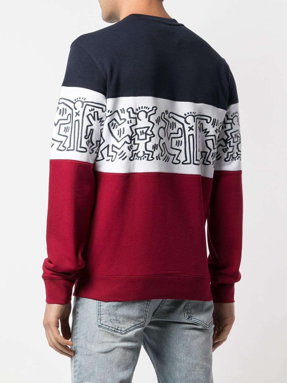 lacoste keith haring sweatshirt