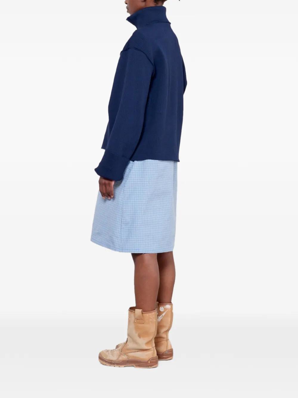 Camiel Fortgens Zip-Up Cardigan in Blue | Lyst