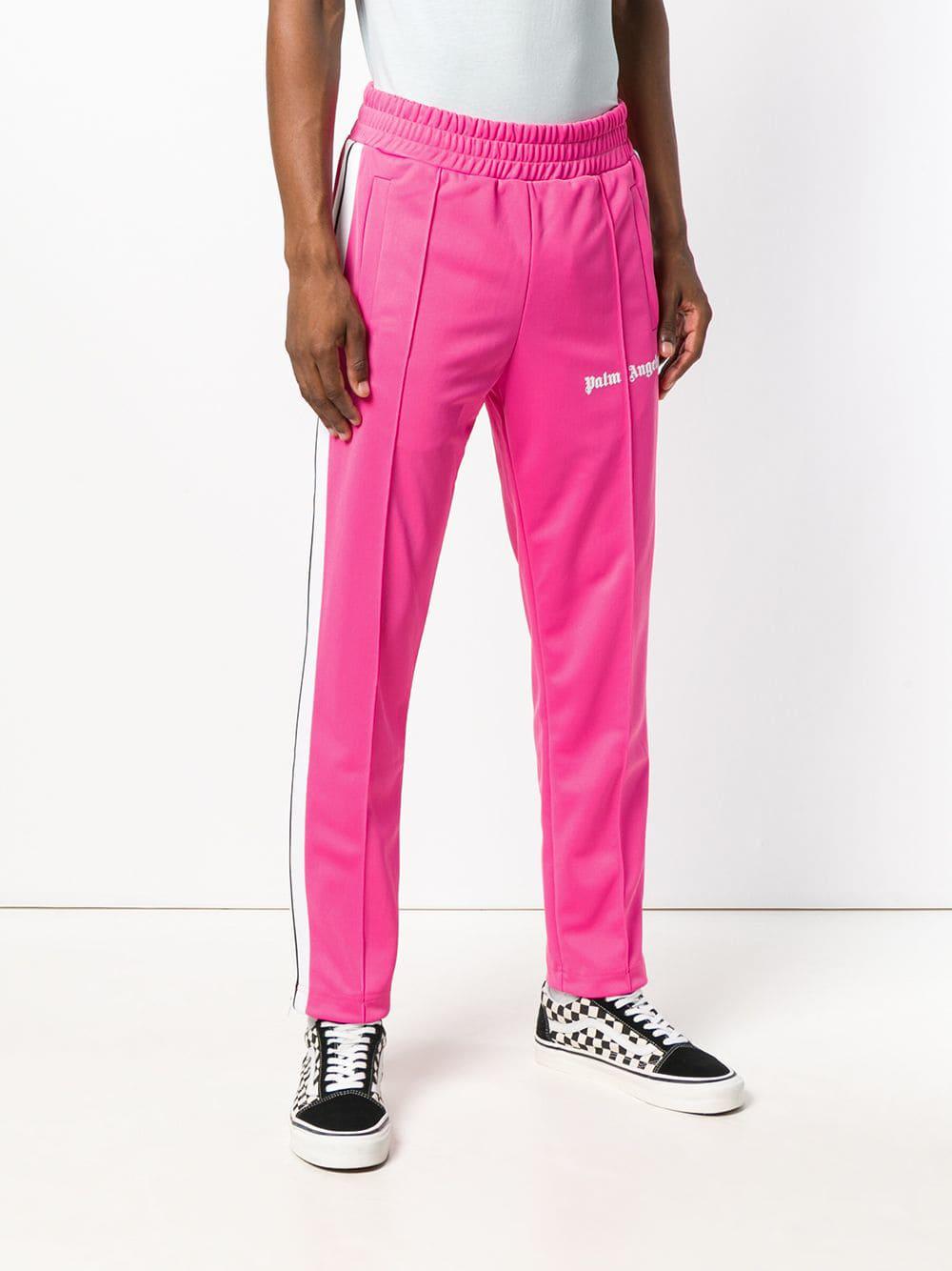 palm angels pink joggers