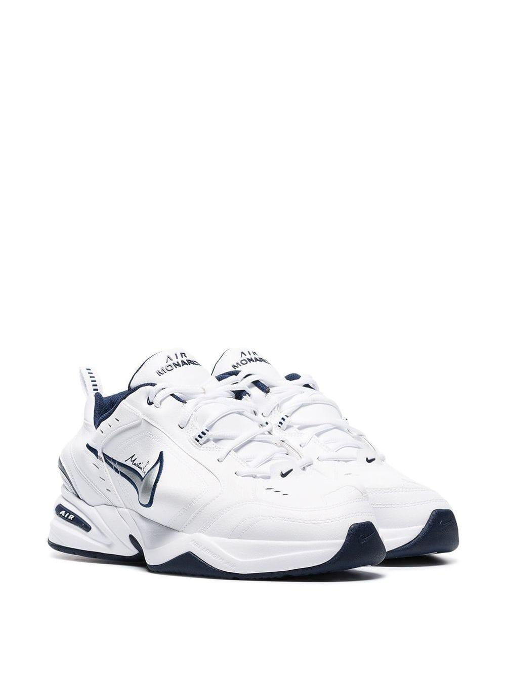 nike monarch all white