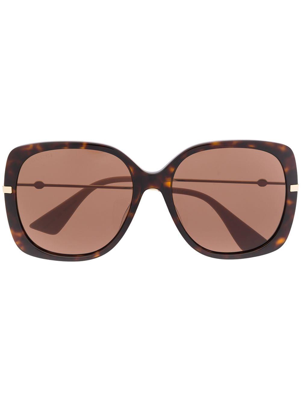 Gucci Tortoise Shell Sunglasses in Brown Save 6 Lyst