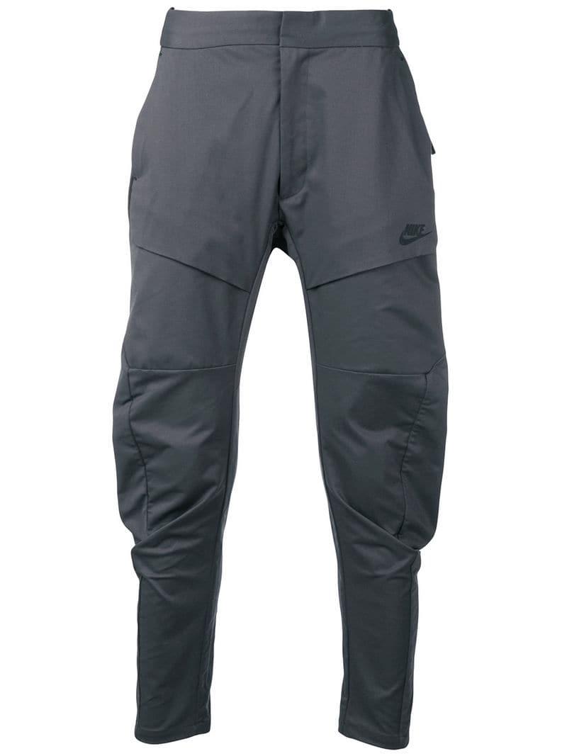 Nike Cotton Tech Pack Cargo Trousers in Grey (Gray) for Men | Lyst