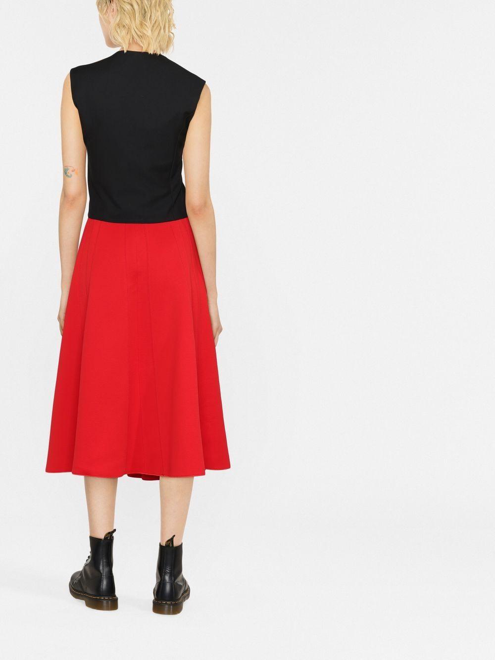 Marni Cotton-blend Pleated Knit Skirt in Red Womens Skirts Marni Skirts 