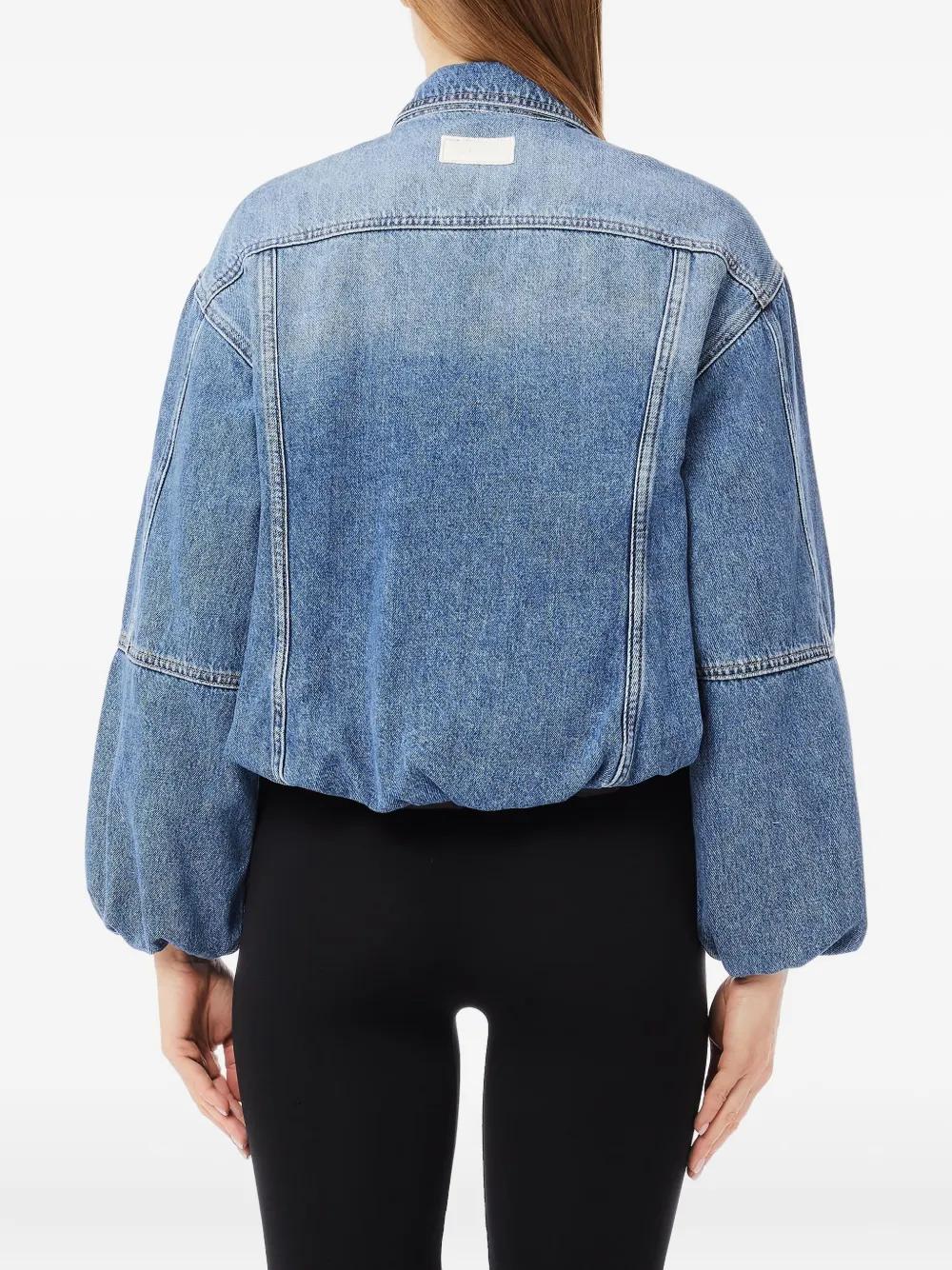 ジャケット LIU JO Woman Jacket Blue CA5116E0624 X0234 Double-breasted biker jacket colour blue | Liu Jo