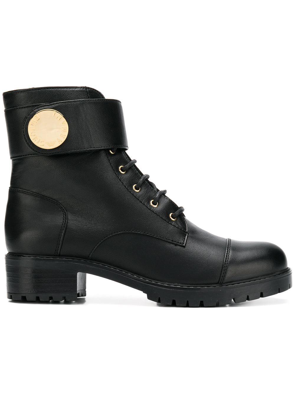 armani combat boots