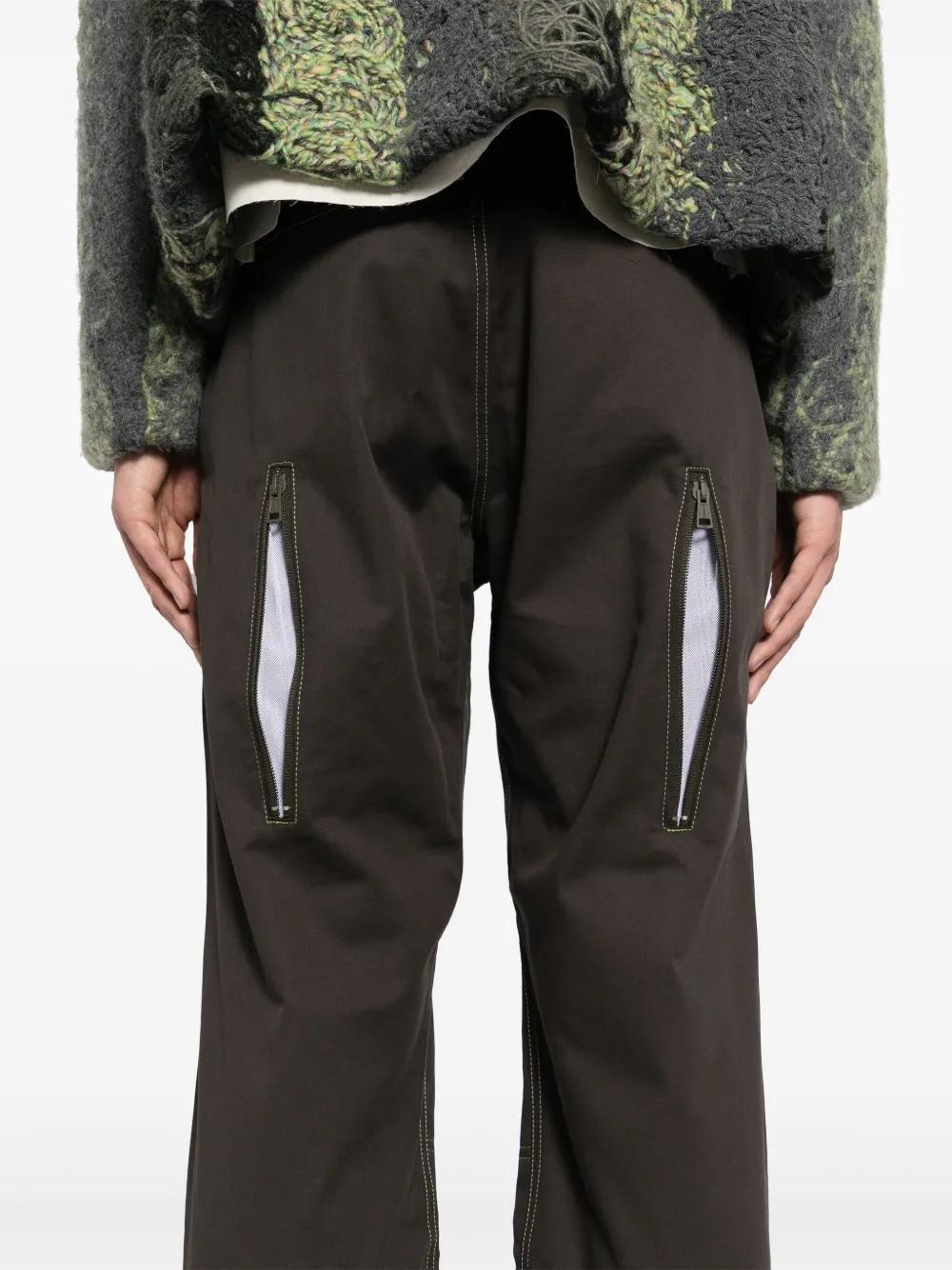 Kiko Kostadinov Solix Zip Trousers in Gray for Men | Lyst
