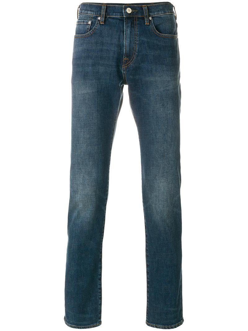 Lyst - Ps By Paul Smith Super Soft Cross-hatch Jeans in Blue for Men