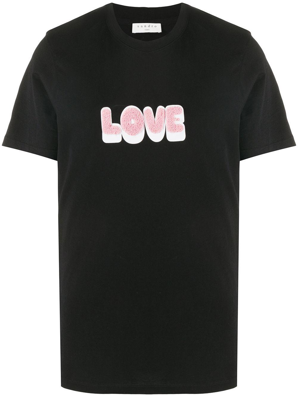 Sweat brodé Love Sandro pour homme en coloris Noir | Lyst