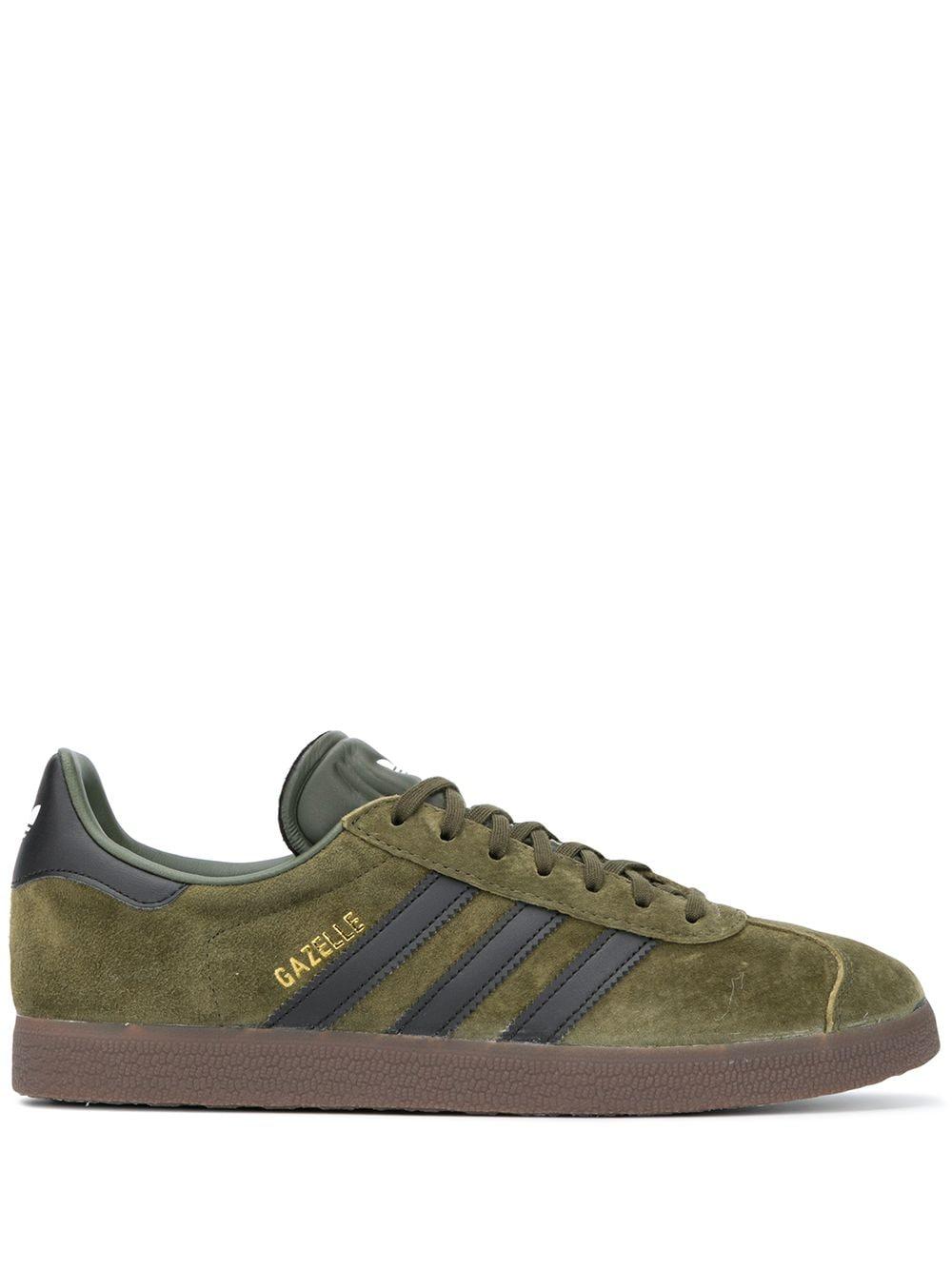 adidas green suede