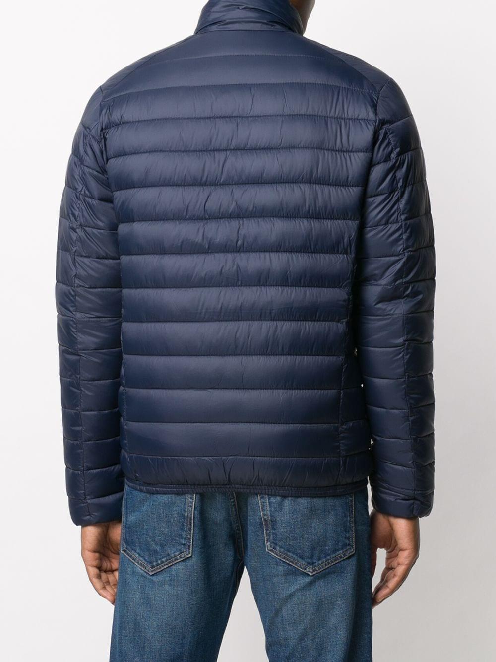 Save The Duck Synthetic Two-way Zip Puffer Jacket in Blue for Men - Lyst