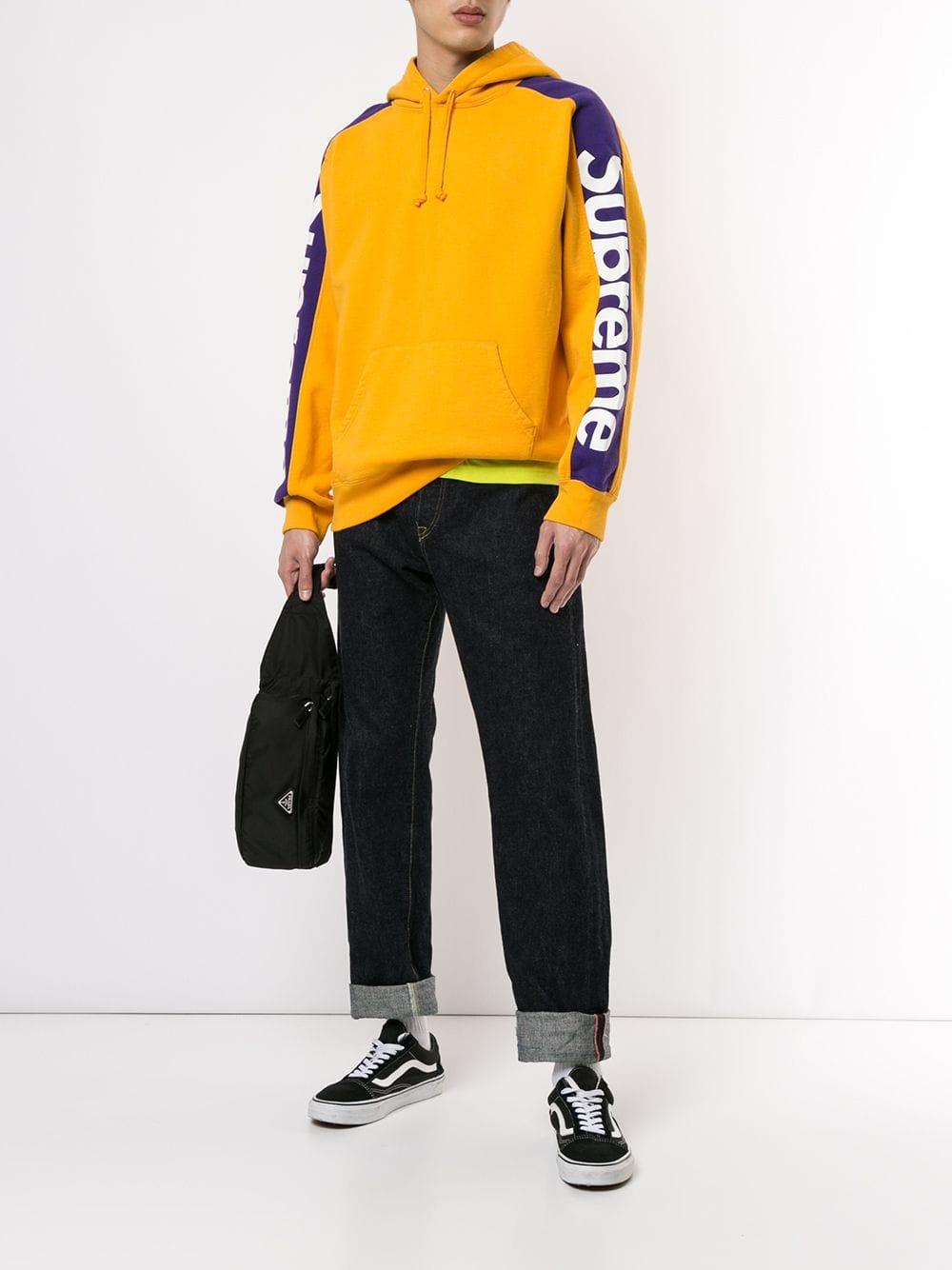 supreme sideline hoodie green