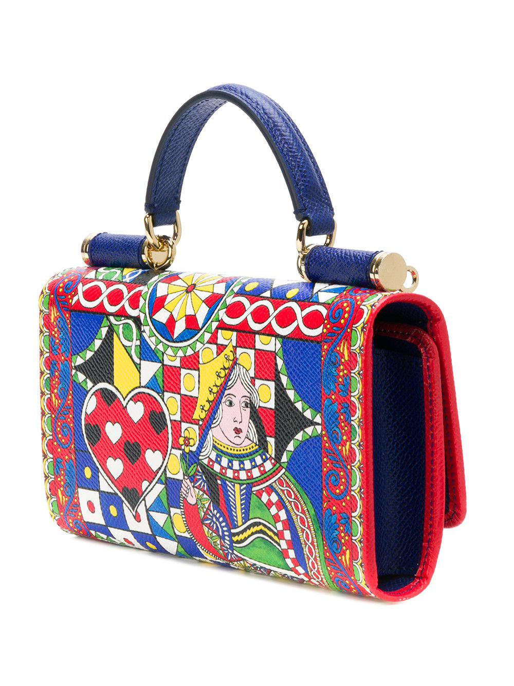 Dolce & Gabbana Queen Of Hearts Sicily Von Bag | Lyst