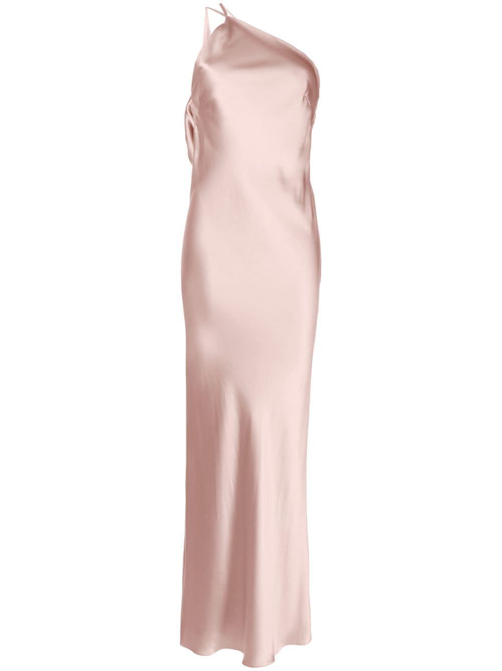 Silk satin gown in pink - The Sei, Mytheresa