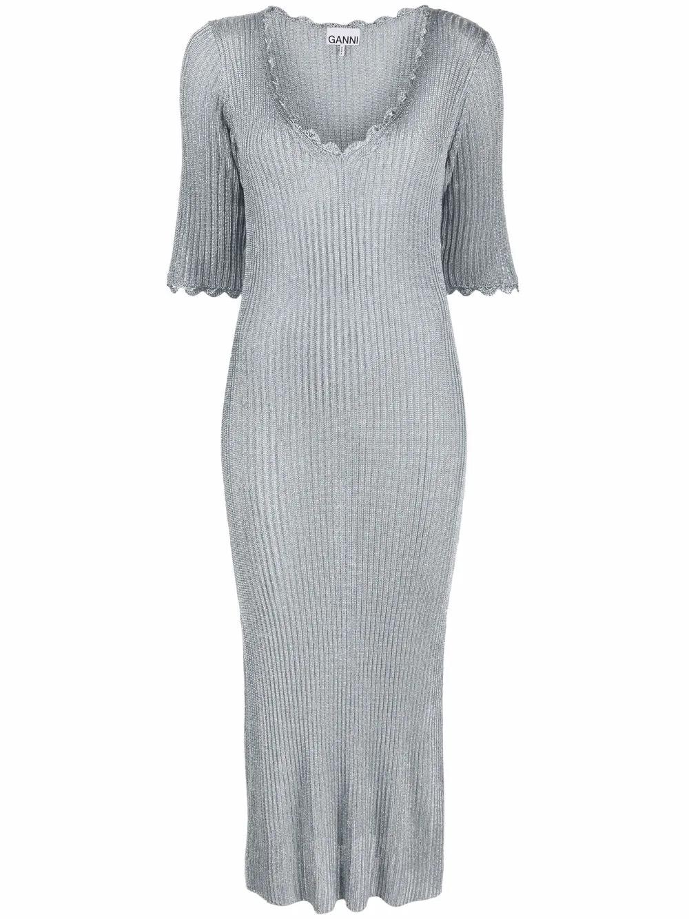 Designer Ganni Knit Midi Dresses for Women - Up to 50% off | Lyst