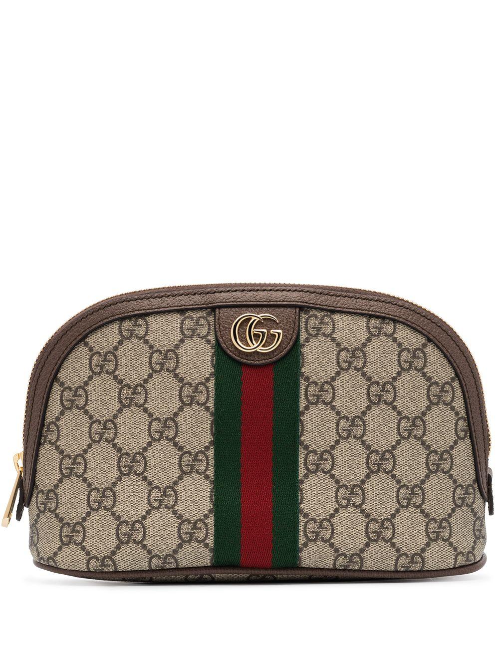Gucci Leather Large Ophidia Vanity Bag Lyst