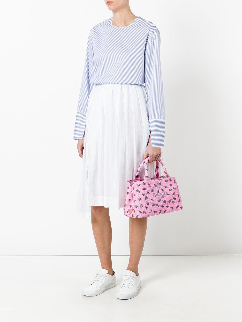 prada pink elephant bag