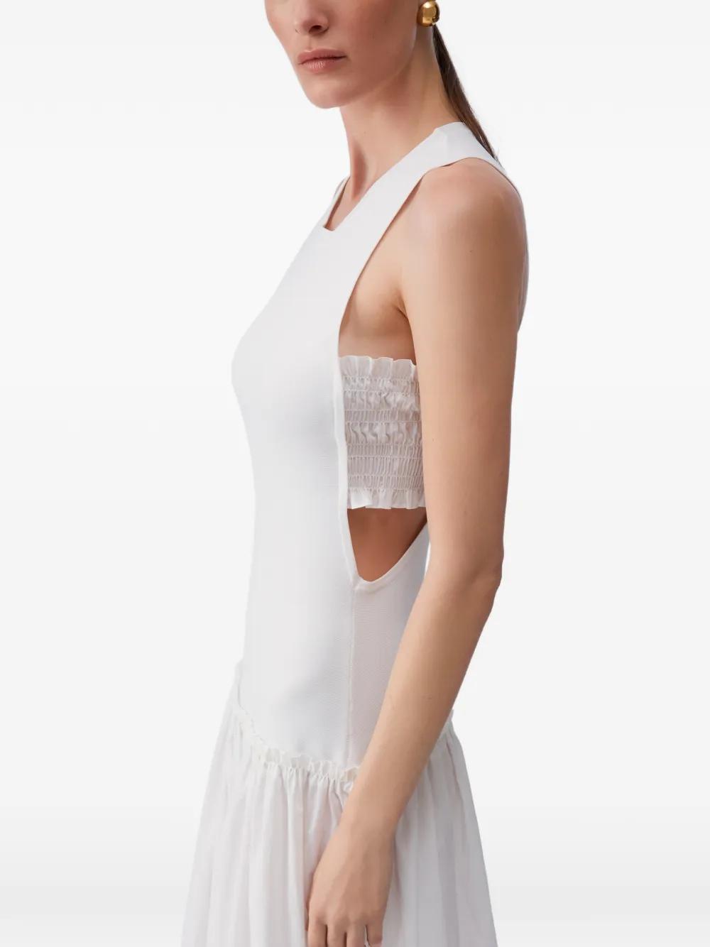 white christmas dresses Happy Sad Cut Out Smock Dress – Lazy Oaf main image 1