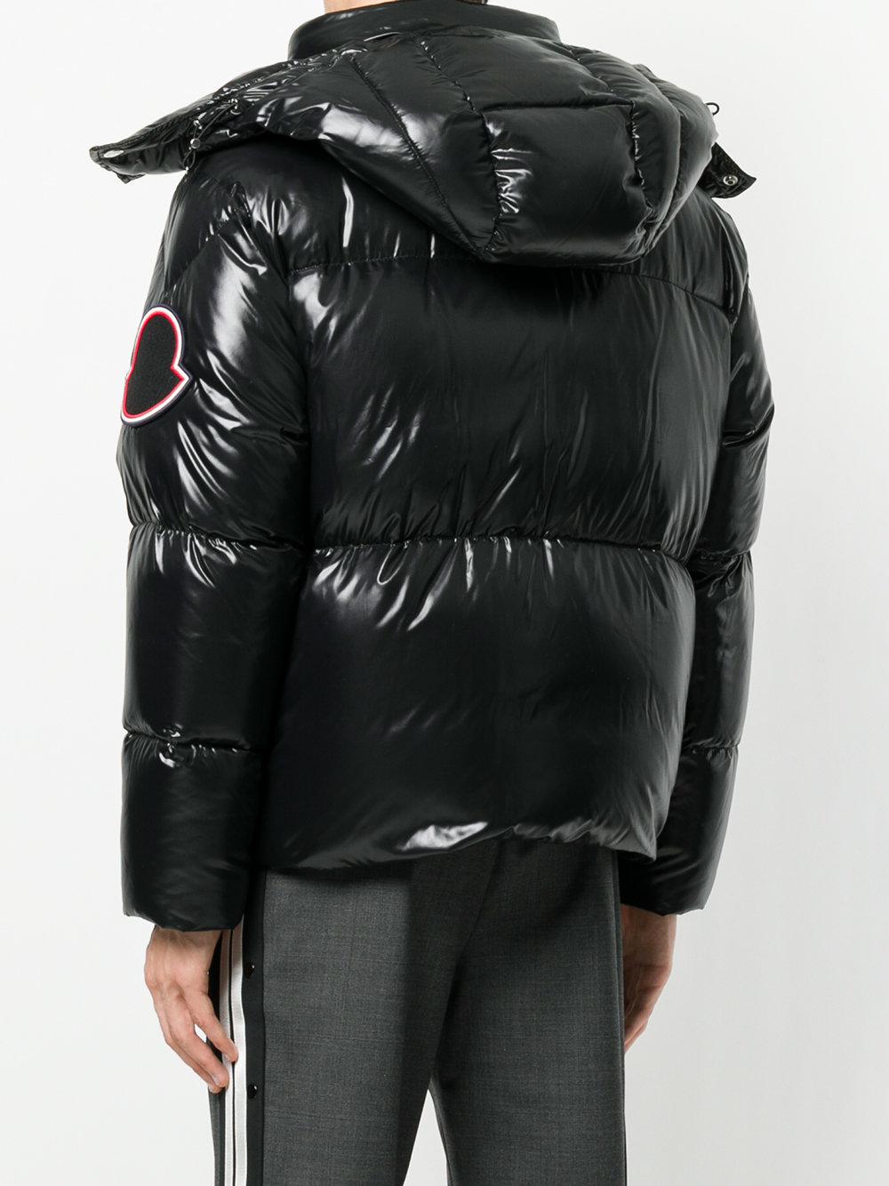 glossy moncler jacket