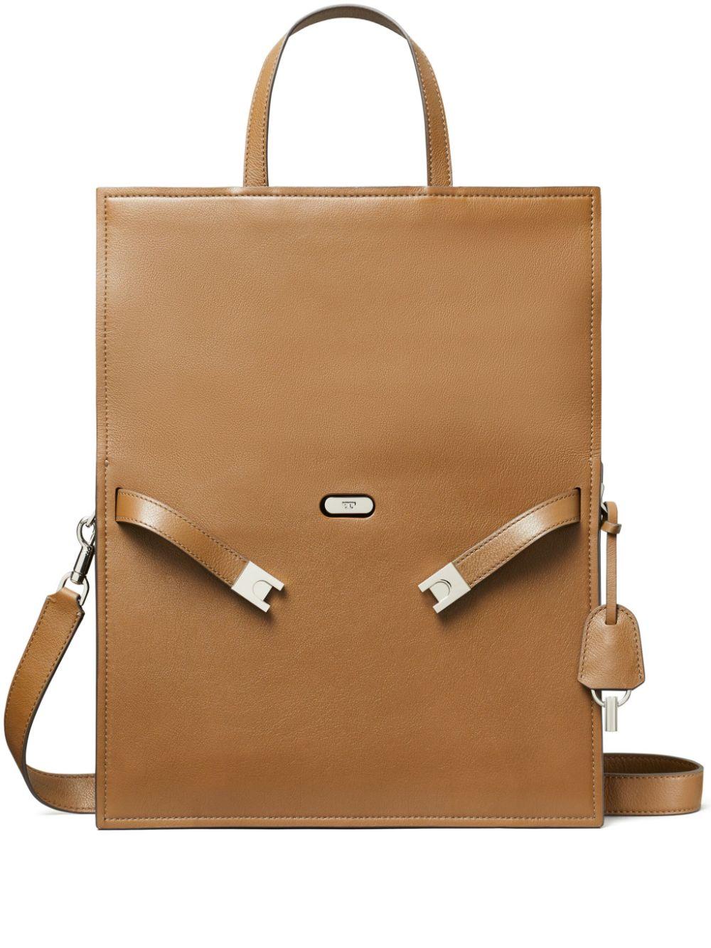 Tory Burch レディース ブラウン Lee Radziwill ハンドバッグ トートバッグ
