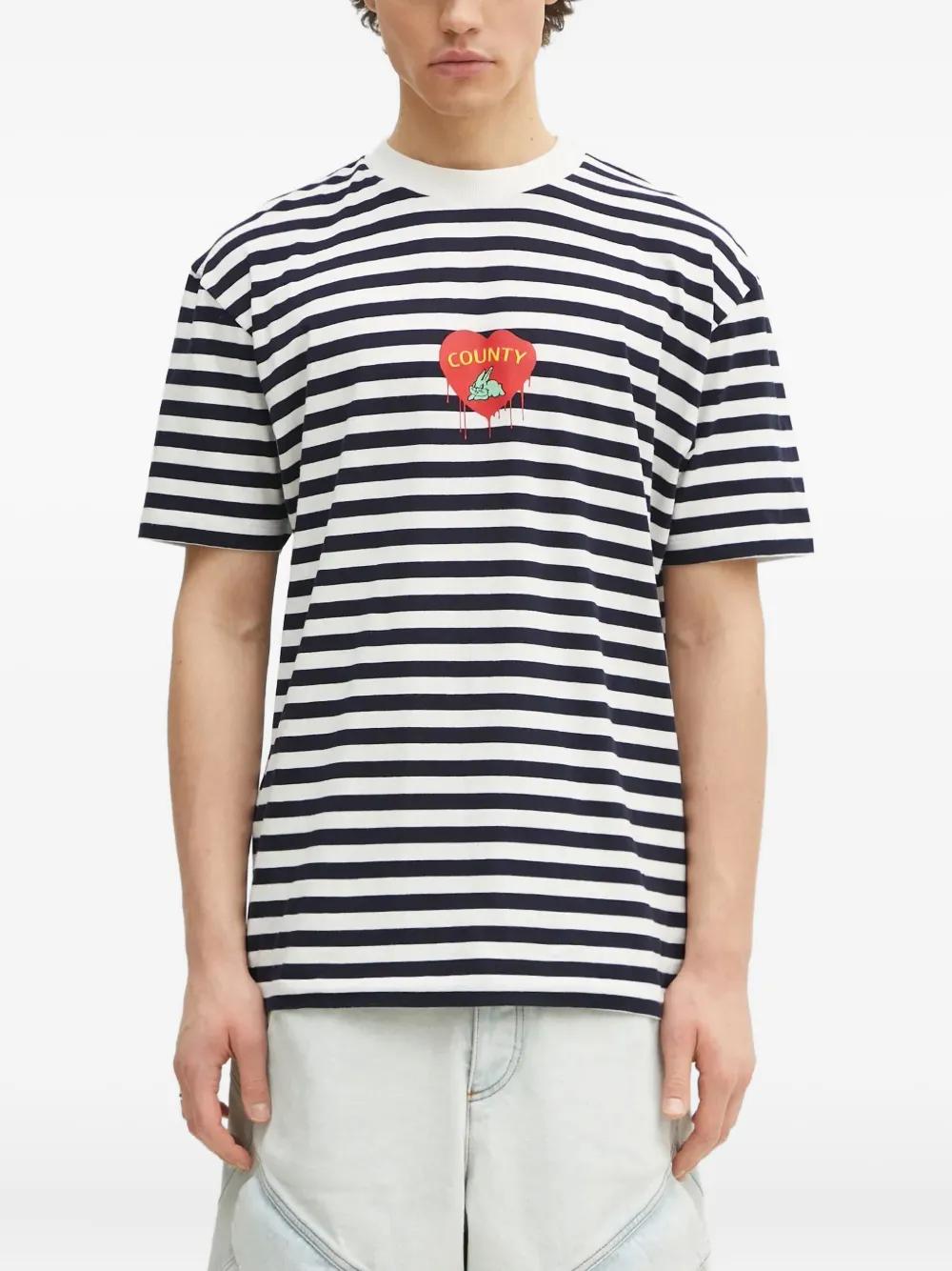 MARCELO BURLON｜SHORT-SLEEVED ROUND NECK T-SHIRTS (CMAA0 Marcelo Burlon County of Milan - Cotton crew-neck T-shirt