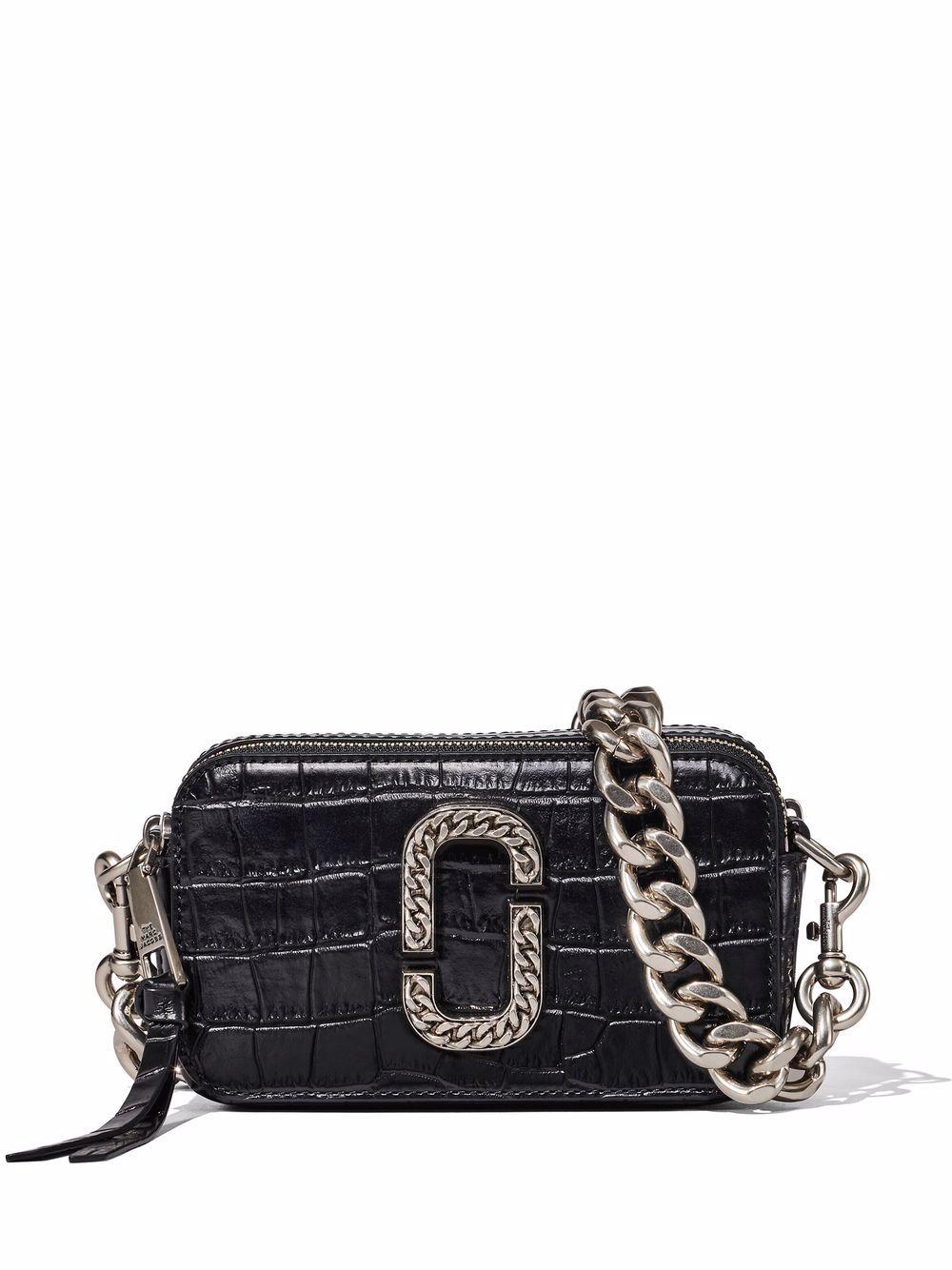 Marc Jacobs - The Croc Embossed Shoulder Snapshot Bag