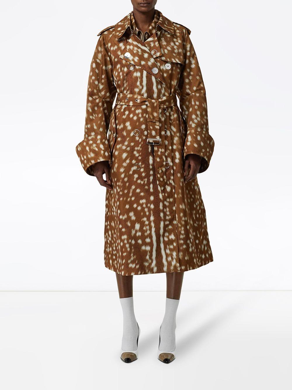 Deer print coat Clearance