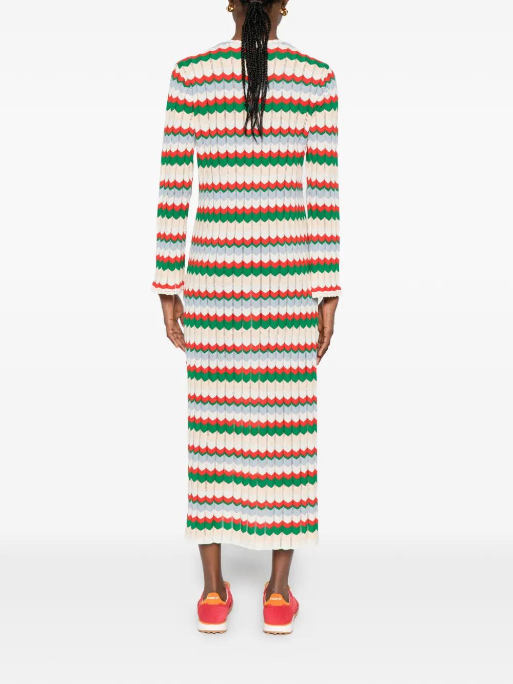 rixo knit dress Rixo Giuliana Ruffled Ribbed-Knit Maxi Dress - Navy