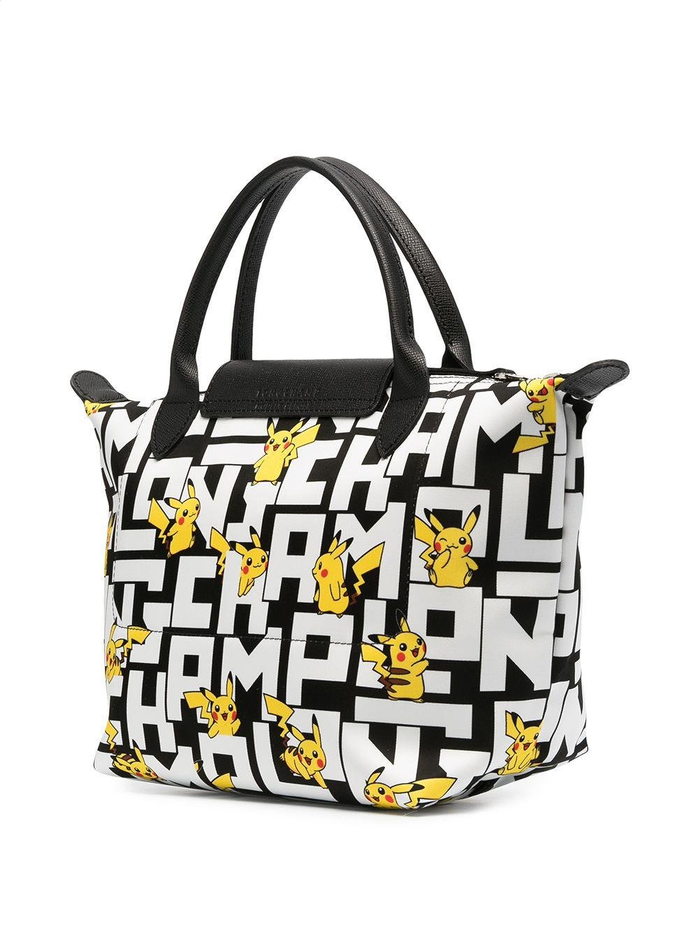 X Pokémon sac cabas Pikachu Longchamp en coloris Noir | Lyst