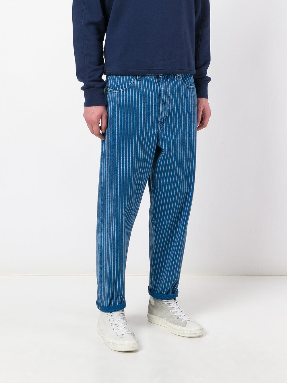Natural Selection Denim Boxer Pinstripe Jeans in Blue for Men - Lyst