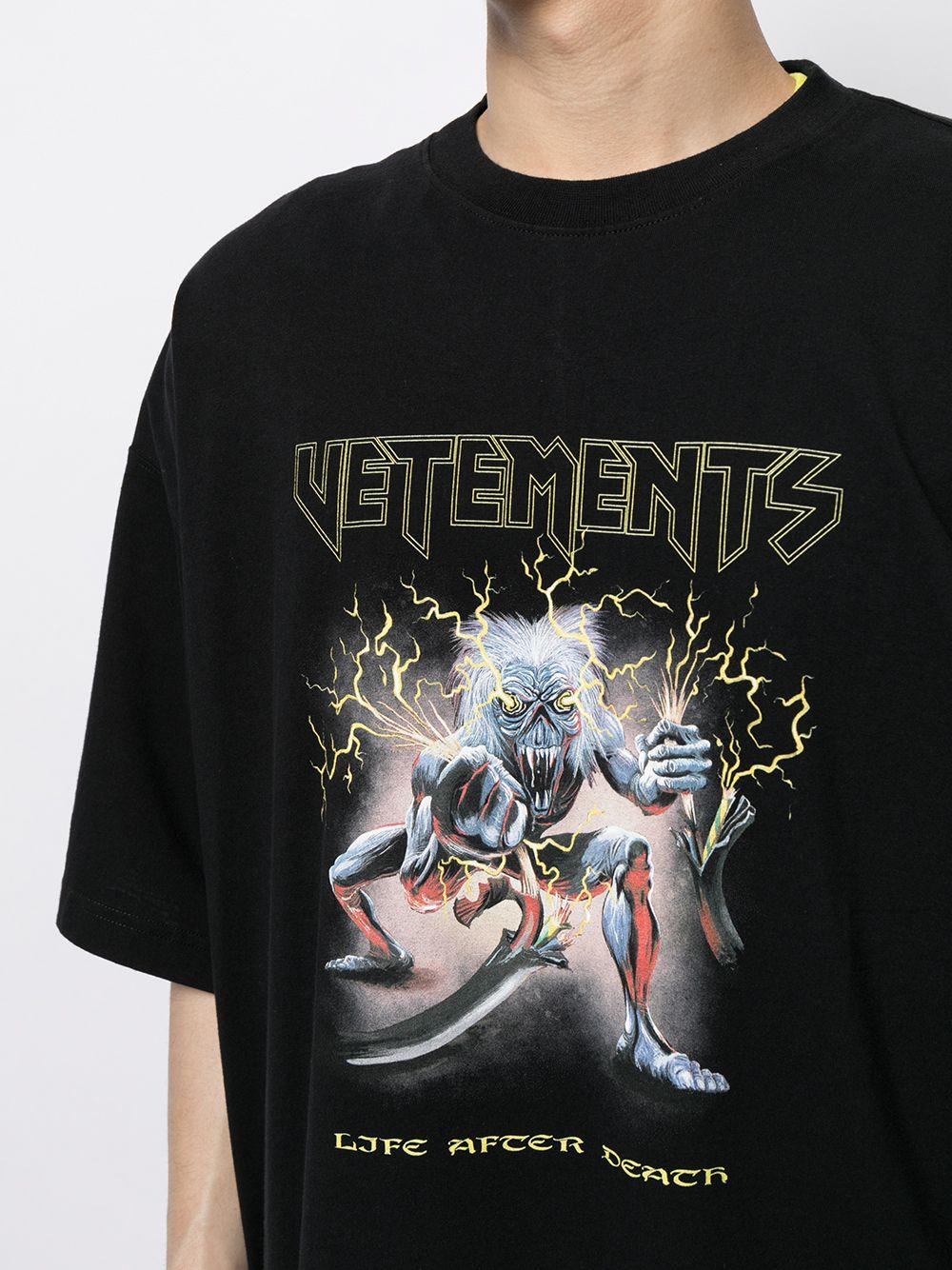 vetements graphic tee