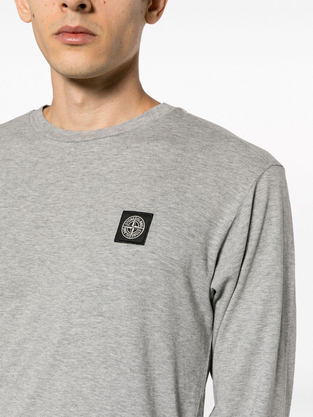 Stone Island Junior logo-patch Cotton Sweatshirt - Farfetch