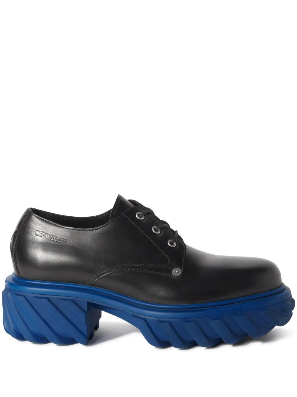 Off-White Leather Sponge Derby Mens 10.5 Black Blue Shoes Sneakers Off-White Men main image 2
