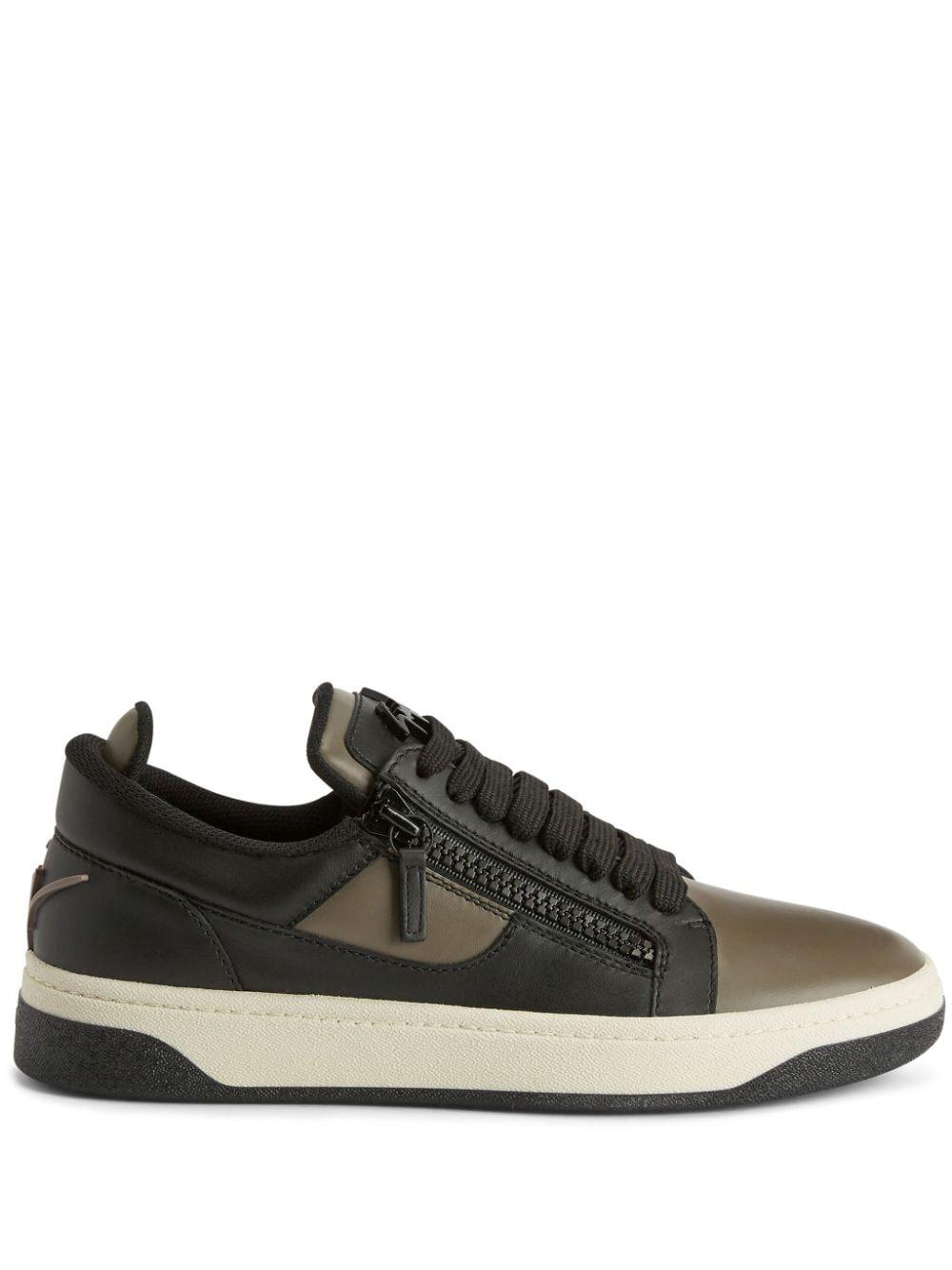 Giuseppe Zanotti Gz94 Colour-block Leather Sneakers in Black for Men | Lyst