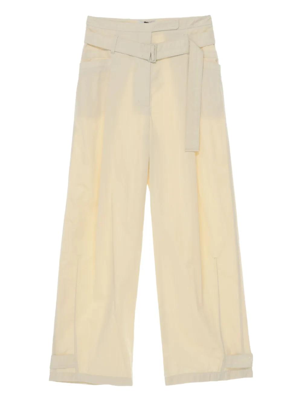 パンツ LOW CLASSIC FW24 WIDE WOOL TROUSERS (LW243PT11 0015) Low Classic Straight-leg pants for Women | Online Sale up to